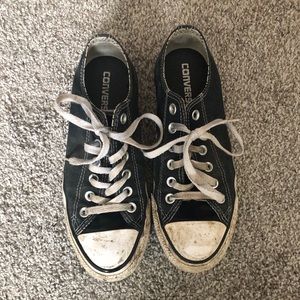 Black converse sneakers!